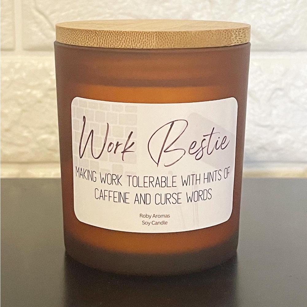 Coworker gift, Coworker Candle, Work Bestie Candle